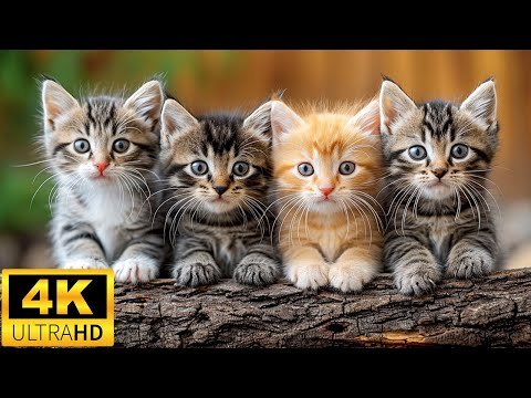Baby Animals 4K (60FPS) – Mischievous Moments With Baby Animals And Relaxing Music